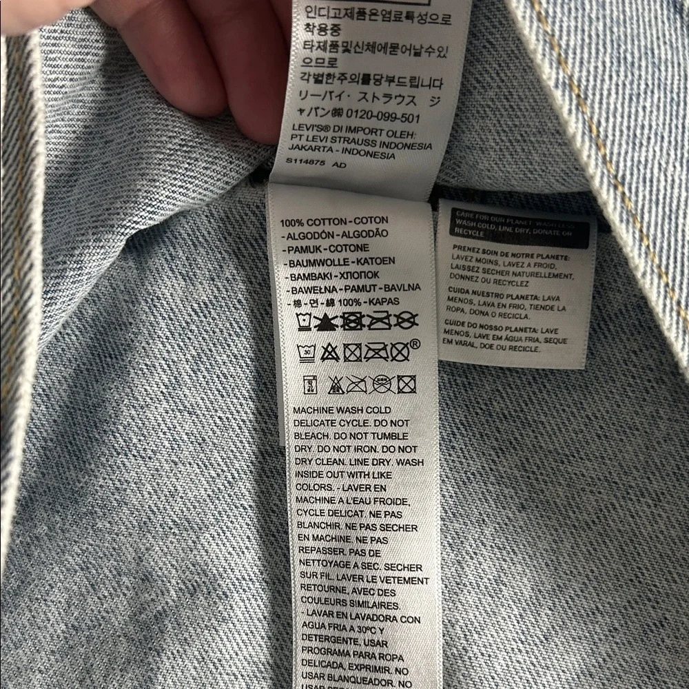 Levi's Premium Blue Denim Trucker Jacket